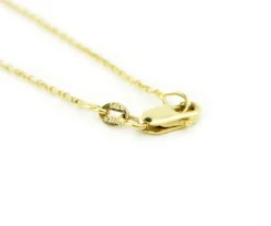 Bermuda Wavy Diamond Bar Necklace 14K Yellow Gold