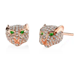 Big Cat Pave Earrings