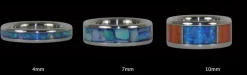 Big Kahuna Black Pearl Titanium Ring