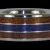Big Kahuna Titanium Ring With Lapis