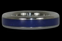 Blue Lapis Titanium Ring