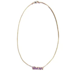 Custom Nameplate Necklace 1.4Mm Chain