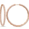 Diamond Hoop Earrings