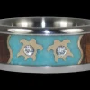 Gold Turtle Diamond Titanium Ring