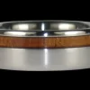 Hawaiian Koa Wood Inlay Titanium Ring