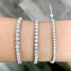 18K Gold And Diamond Tennis Bracelet