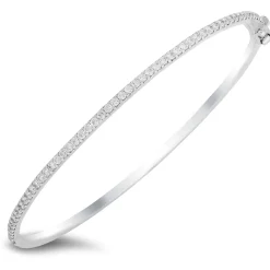 18K Gold Bangle With 0.83 Ct Diamonds