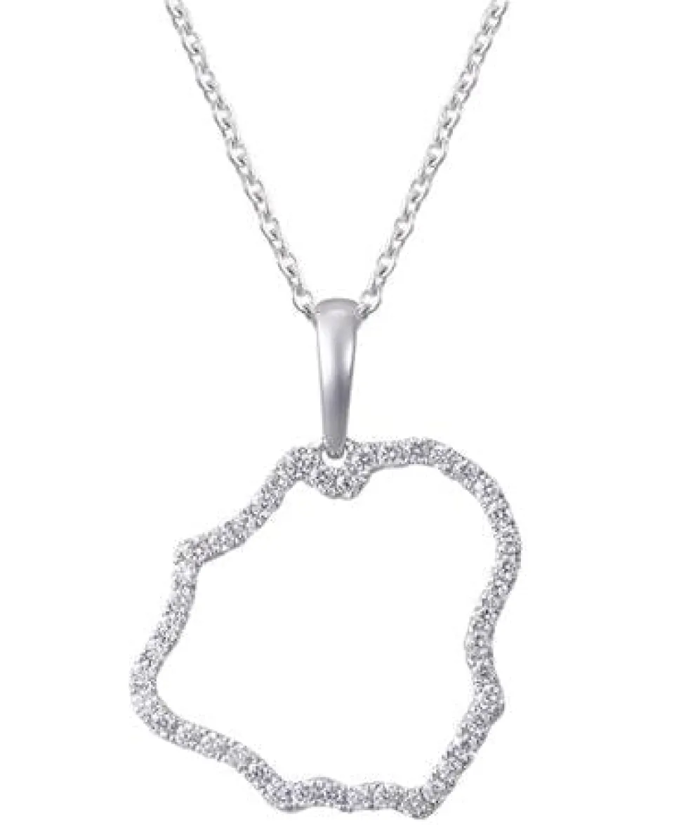 14K "Kauai" Pendant With 43 Diamonds