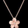 14K 11Mm Plumeria Slide With Diamond