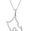 14K "Oahu" Pendant With 50 Diamonds