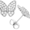 18K Rose Gold Earrings With 0.68 Ct Diamonds