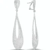 18K White Gold Earrings With 8.99 Ct Diamonds