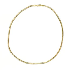 14K Yellow Gold Curb Chain