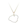 14Ky "Kauai" Pendant With .03Ct Diamond (For Hanalei)