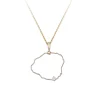 14Ky "Kauai" Pendant With .03Ct Diamond (For Poipu)
