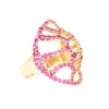 La Tortuga Cocktail Ring Pink
