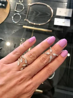 Pear Diamond Medusa Ring
