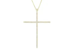 Signature Diamond Cross Necklace (3 Sizes)