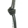 Sterling Silver Gray Mesh Beaded Double Love Knot Bracelet