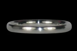 Thin Titanium Ring Band To Stack