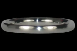 Thin Titanium Ring Band To Stack